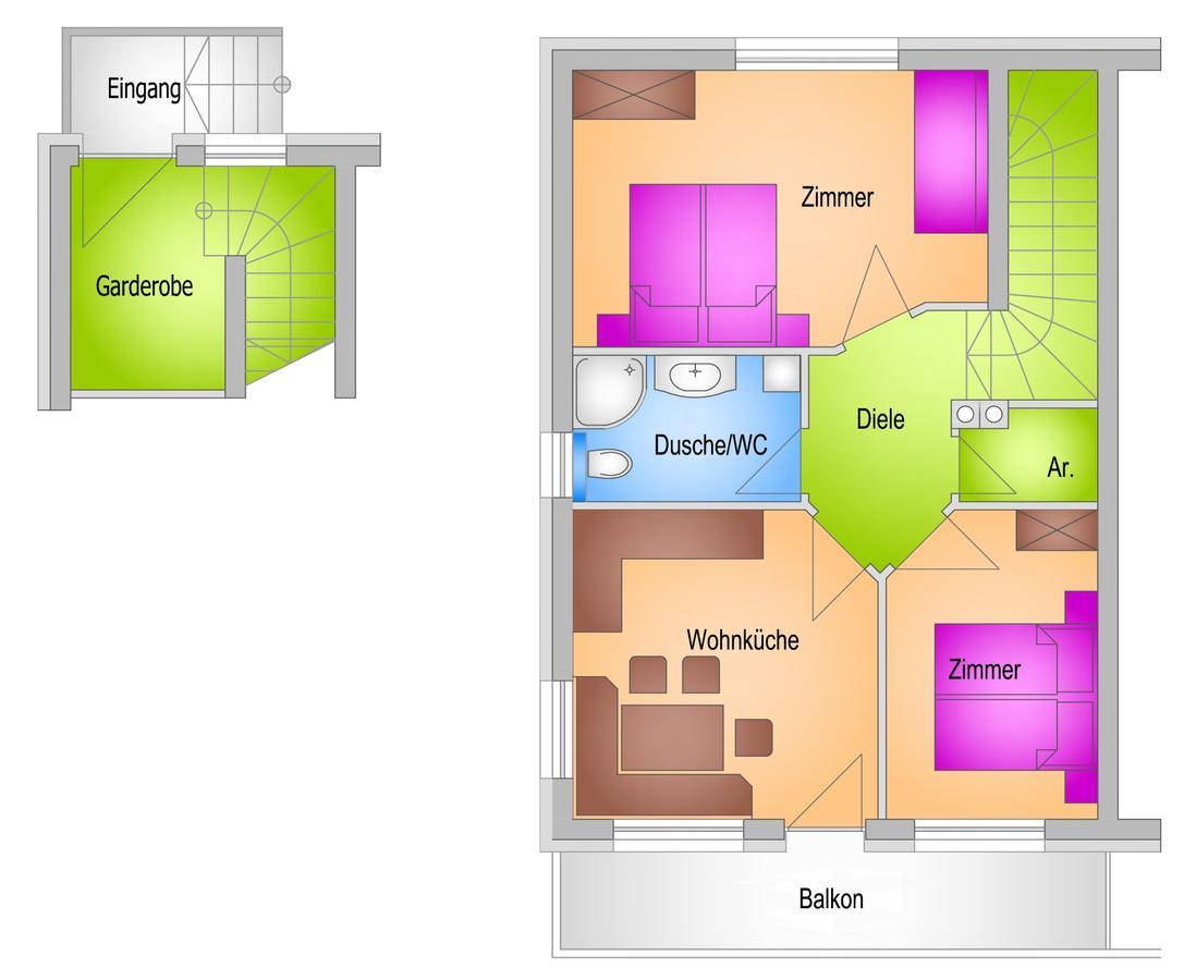Apart Miriam Appartement Schwendau Buitenkant foto